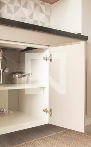 Studio à venda com 25m², 1 quarto e sem vagaCozinha