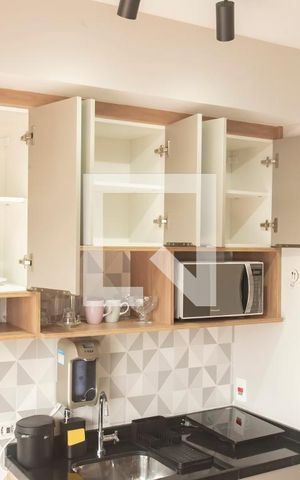 Studio à venda com 25m², 1 quarto e sem vagaCozinha