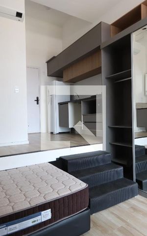 Studio à venda com 26m², 1 quarto e sem vagaStudio - ambiente quarto