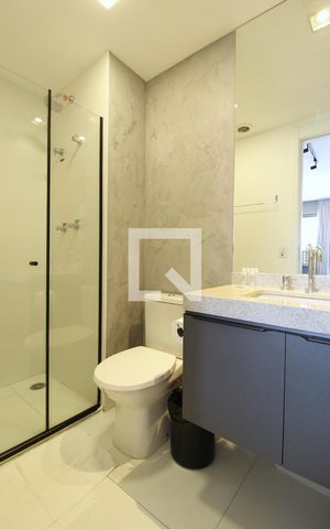 Studio para alugar com 29m², 1 quarto e sem vagaBanheiro da Suíte