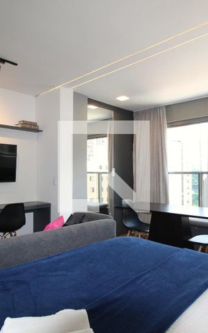Studio para alugar com 29m², 1 quarto e sem vagaSala/Quarto