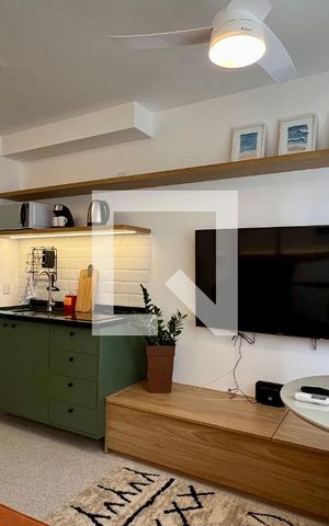 Studio à venda com 24m², 1 quarto e sem vaga Studio à venda com 24m², 1 quarto e sem vagaSala