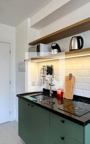 Studio à venda com 24m², 1 quarto e sem vaga Studio à venda com 24m², 1 quarto e sem vagaCozinha