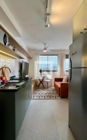 Studio à venda com 24m², 1 quarto e sem vaga Studio à venda com 24m², 1 quarto e sem vagaCozinha
