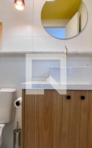 Studio à venda com 24m², 1 quarto e sem vaga Studio à venda com 24m², 1 quarto e sem vagaBanheiro