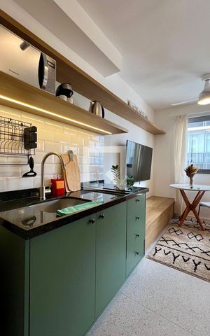 Studio à venda com 24m², 1 quarto e sem vaga Studio à venda com 24m², 1 quarto e sem vagaCozinha