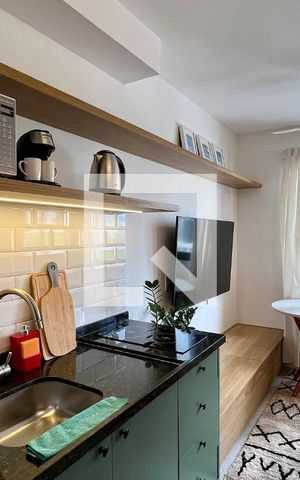 Studio à venda com 24m², 1 quarto e sem vaga Studio à venda com 24m², 1 quarto e sem vagaCozinha