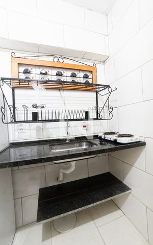 Studio para alugar com 22m², 1 quarto e sem vaga Studio para alugar com 22m², 1 quarto e sem vagaCozinha