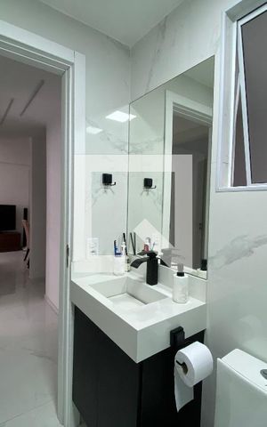 Apartamento para alugar com 47m², 2 quartos e sem vaga Apartamento para alugar com 47m², 2 quartos e sem vagaBanheiro