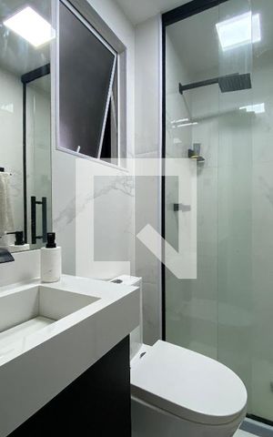 Apartamento para alugar com 47m², 2 quartos e sem vaga Apartamento para alugar com 47m², 2 quartos e sem vagaBanheiro