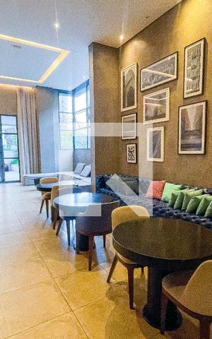 Studio para alugar com 33m², 1 quarto e sem vagaÁrea comum - Salão de festas