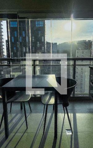 Studio para alugar com 33m², 1 quarto e sem vagaVaranda