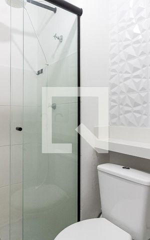 Apartamento para alugar com 36m², 1 quarto e sem vaga Apartamento para alugar com 36m², 1 quarto e sem vagaBanheiro