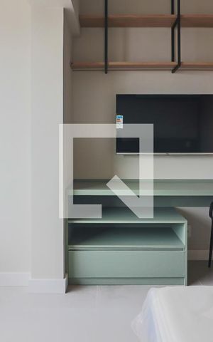 Apartamento para alugar com 25m², 1 quarto e sem vaga Apartamento para alugar com 25m², 1 quarto e sem vagaStudio - Quarto e Cozinha