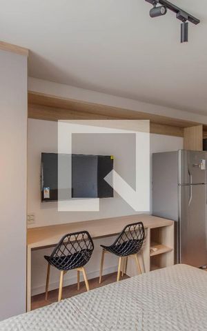 Studio para alugar com 23m², 1 quarto e sem vaga Studio para alugar com 23m², 1 quarto e sem vagaSala/Quarto