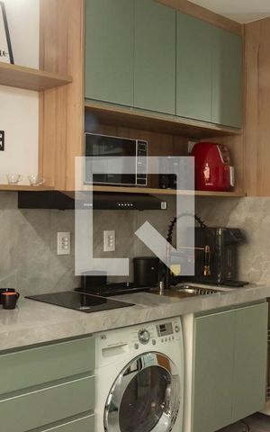 Studio à venda com 25m², 1 quarto e sem vagaCozinha