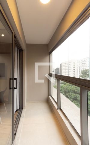 Studio à venda com 25m², 1 quarto e sem vagaVaranda