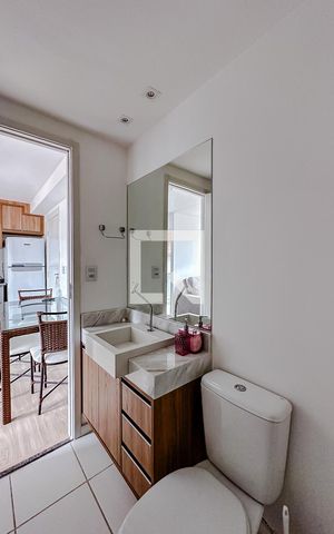 Apartamento para alugar com 30m², 1 quarto e sem vagaBanheiro
