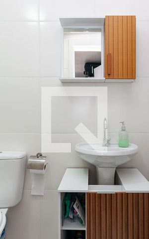 Apartamento para alugar com 25m², 1 quarto e sem vaga Apartamento para alugar com 25m², 1 quarto e sem vagaBanheiro do quarto Suíte