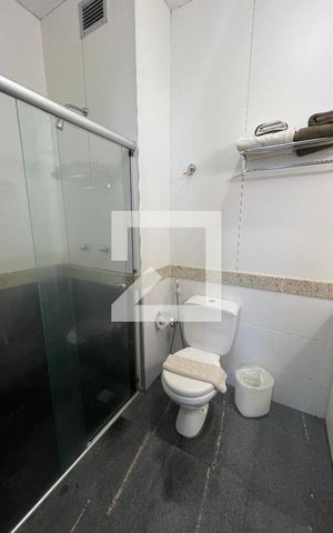 Apartamento para alugar com 40m², 1 quarto e 2 vagas Apartamento para alugar com 40m², 1 quarto e 2 vagasBanheiro
