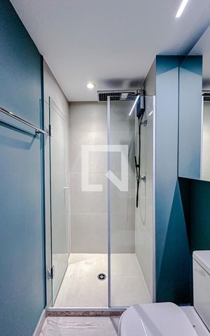 Apartamento para alugar com 25m², 1 quarto e sem vagaBanheiro