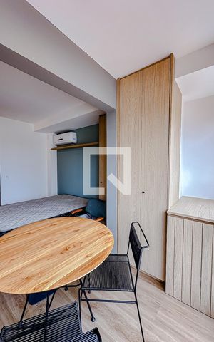 Apartamento para alugar com 25m², 1 quarto e sem vagaVaranda da Sala/Quarto