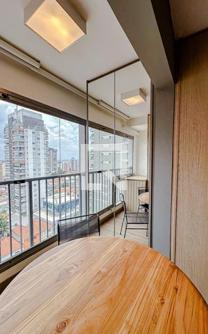 Apartamento para alugar com 25m², 1 quarto e sem vagaVaranda da Sala/Quarto