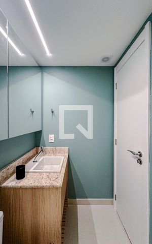 Apartamento para alugar com 25m², 1 quarto e sem vagaBanheiro