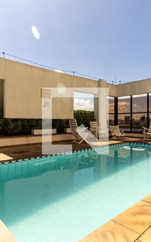 Studio para alugar com 40m², 1 quarto e 1 vagaPiscina