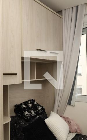 Apartamento à venda com 43m², 2 quartos e 1 vagaQuarto 2