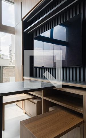 Studio à venda com 27m², 1 quarto e sem vagaSala