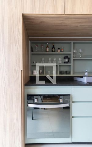 Studio à venda com 27m², 1 quarto e sem vagaCozinha 