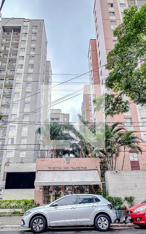Apartamento à venda com 61m², 3 quartos e 2 vagasFachada