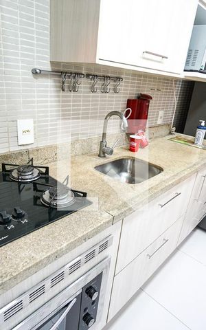 Apartamento à venda com 70m², 2 quartos e 2 vagas Apartamento à venda com 70m², 2 quartos e 2 vagasPia e cooktop