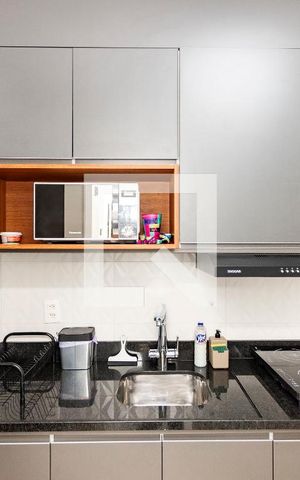 Studio à venda com 27m², 1 quarto e sem vaga Studio à venda com 27m², 1 quarto e sem vagaCozinha