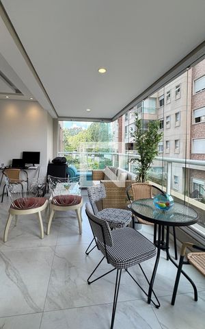 Apartamento à venda com 136m², 3 quartos e 2 vagasVaranda gourmet