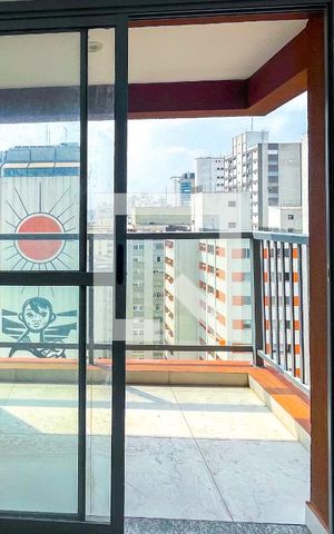 Apartamento para alugar com 30m², 1 quarto e 1 vaga Apartamento para alugar com 30m², 1 quarto e 1 vagaVaranda