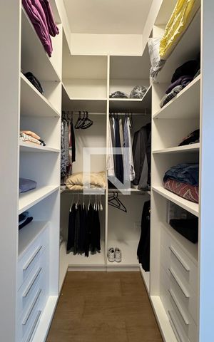 Apartamento para alugar com 156m², 3 quartos e 3 vagasCloset da suíte 1