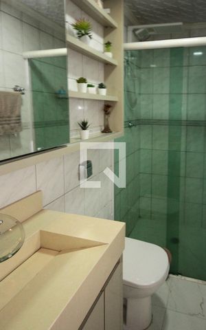 Apartamento para alugar com 58m², 2 quartos e 1 vaga Apartamento para alugar com 58m², 2 quartos e 1 vagaBanheiro