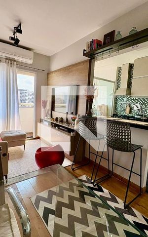 Apartamento à venda com 40m², 1 quarto e 1 vaga Apartamento à venda com 40m², 1 quarto e 1 vagaSala