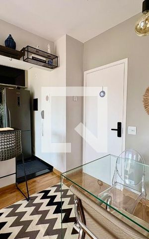 Apartamento à venda com 40m², 1 quarto e 1 vaga Apartamento à venda com 40m², 1 quarto e 1 vagaSala