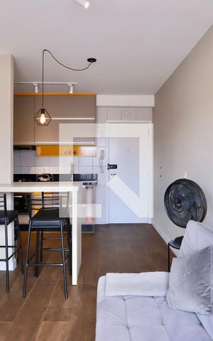 Apartamento para alugar com 33m², 1 quarto e sem vaga Apartamento para alugar com 33m², 1 quarto e sem vagaSala