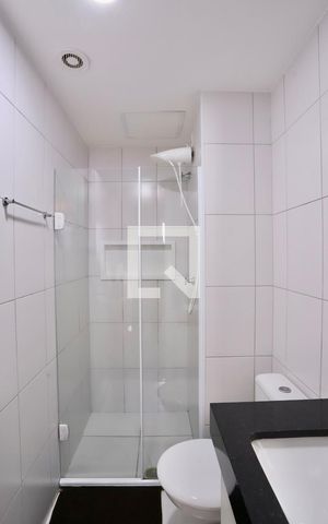 Apartamento para alugar com 33m², 1 quarto e sem vaga Apartamento para alugar com 33m², 1 quarto e sem vagaBanheiro