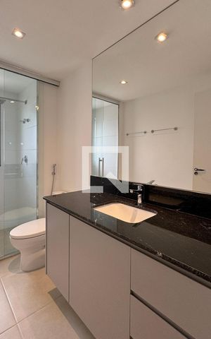 Apartamento para alugar com 124m², 3 quartos e 2 vagasBanheiro da Suíte 1