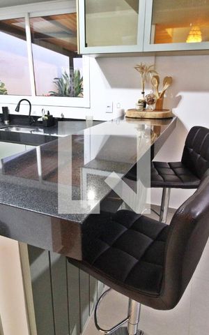 Casa de condomínio para alugar com 82m², 3 quartos e 2 vagasCozinha