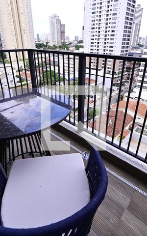 Apartamento para alugar com 45m², 1 quarto e 1 vaga Apartamento para alugar com 45m², 1 quarto e 1 vagaVaranda - Quarto