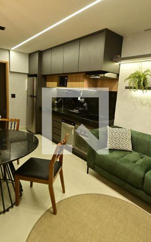 Apartamento para alugar com 45m², 1 quarto e 1 vaga Apartamento para alugar com 45m², 1 quarto e 1 vagaSala e Cozinha