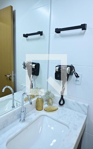 Apartamento para alugar com 45m², 1 quarto e 1 vaga Apartamento para alugar com 45m², 1 quarto e 1 vagaBanheiro