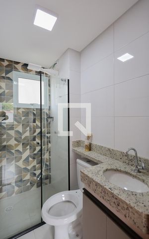 Apartamento para alugar com 45m², 2 quartos e sem vaga Apartamento para alugar com 45m², 2 quartos e sem vagaBanheiro