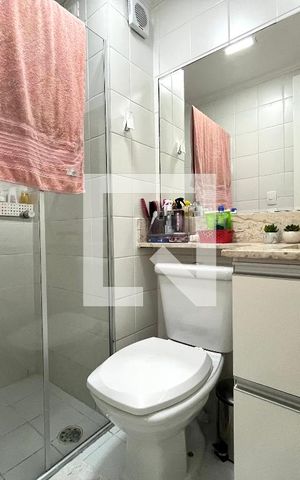 Apartamento para alugar com 36m², 1 quarto e 1 vaga Apartamento para alugar com 36m², 1 quarto e 1 vagaBanheiro